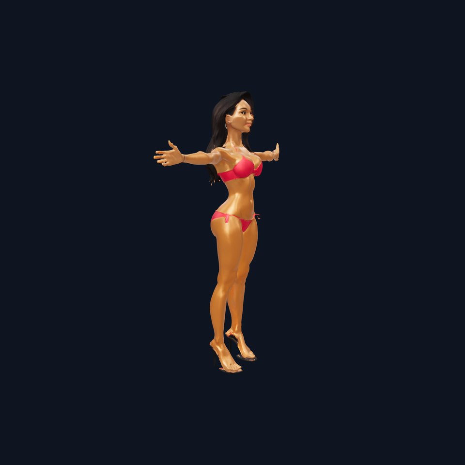 Stylish Bikini Model Pack